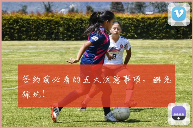 签约前必看的五大注意事项,避免踩坑!